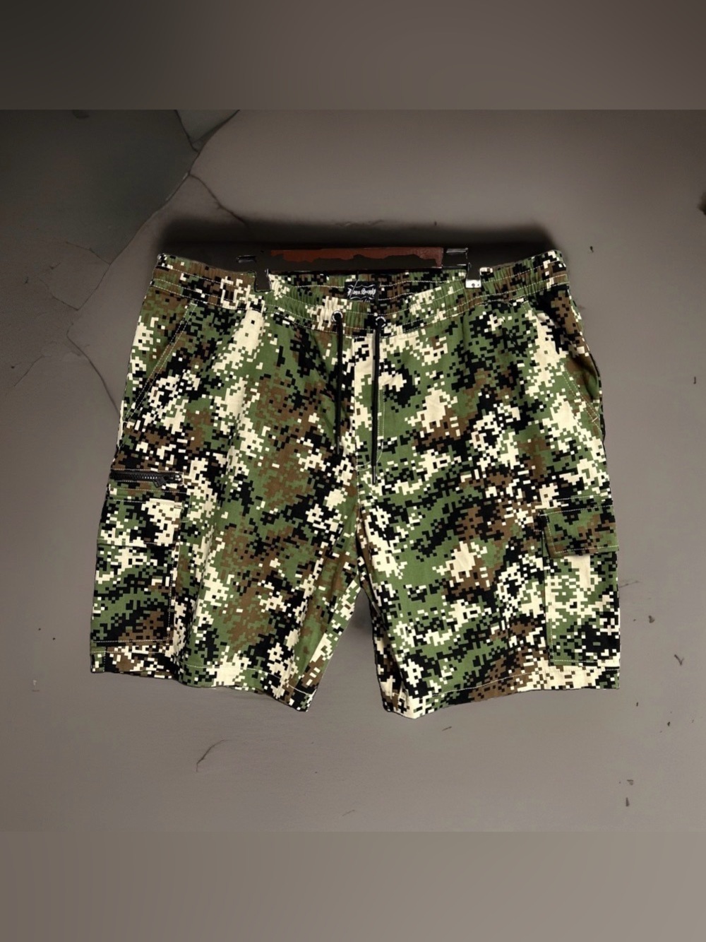 Dogg Supply Cargo Shorts Mens 3X Digital Woodland Camo Snoop Dogg Streetwear